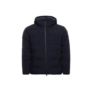 EMPORIO ARMANI EA7 Puffer Jacket Men's Navy Blue