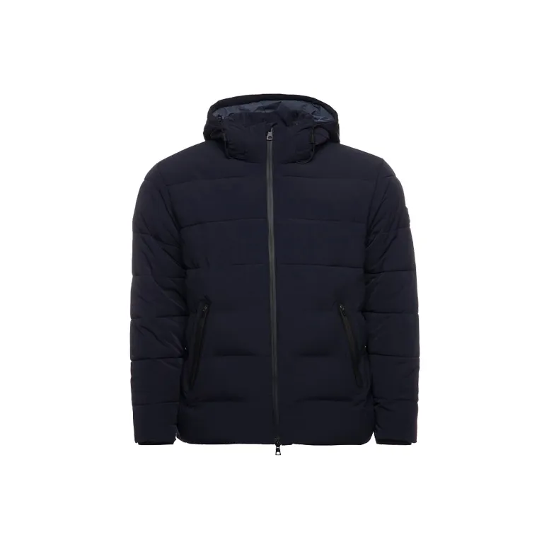 EMPORIO ARMANI EA7 Puffer Jacket Men's Navy Blue-0