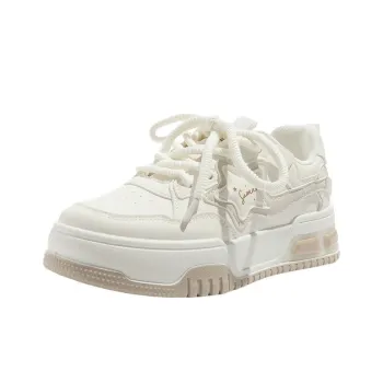 KATHRYN WILSON Skateboard Shoes Women's Low Top Beige