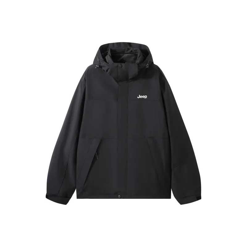 Jeep Waterproof, Windproof, Thermal, Water Repellent Windbreaker Jacket Unisex-0