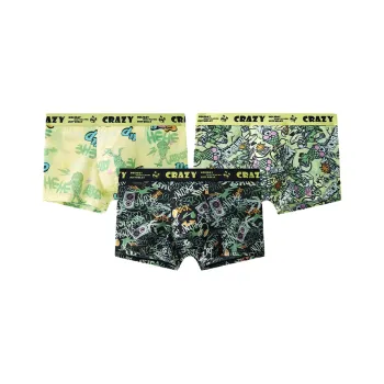 Primeet Underpants Men's 3 Pack Beach Music Festival