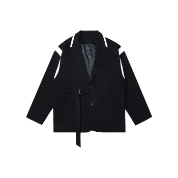 WAYNEXZAVIER Business Suit Men's Black