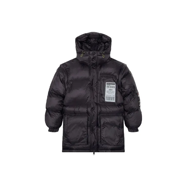 VERSACE Puffer Jacket Men's Black-0