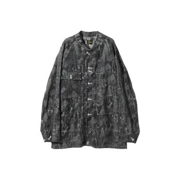Needles Denim Jacket Unisex Black