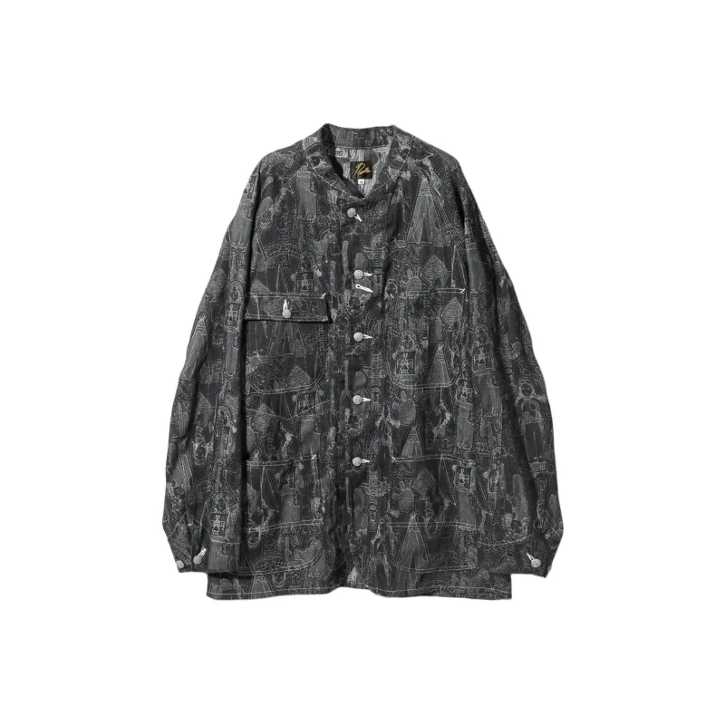 Needles Denim Jacket Unisex Black-0