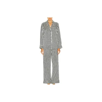 Olivia Von Halle Pajama Set Women's Black