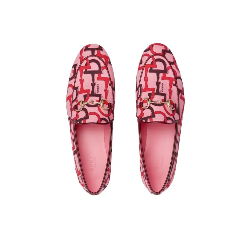 GUCCI Jordaan Casual Single Shoes Women's Pink-3