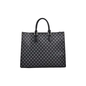 Yalu PU Handbag Regular Unisex Black/Coffee/Brown/Beige