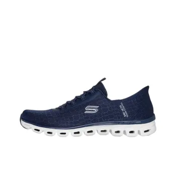 Skechers Glide Step Low Top Casual Shoes Women's Marine Blue