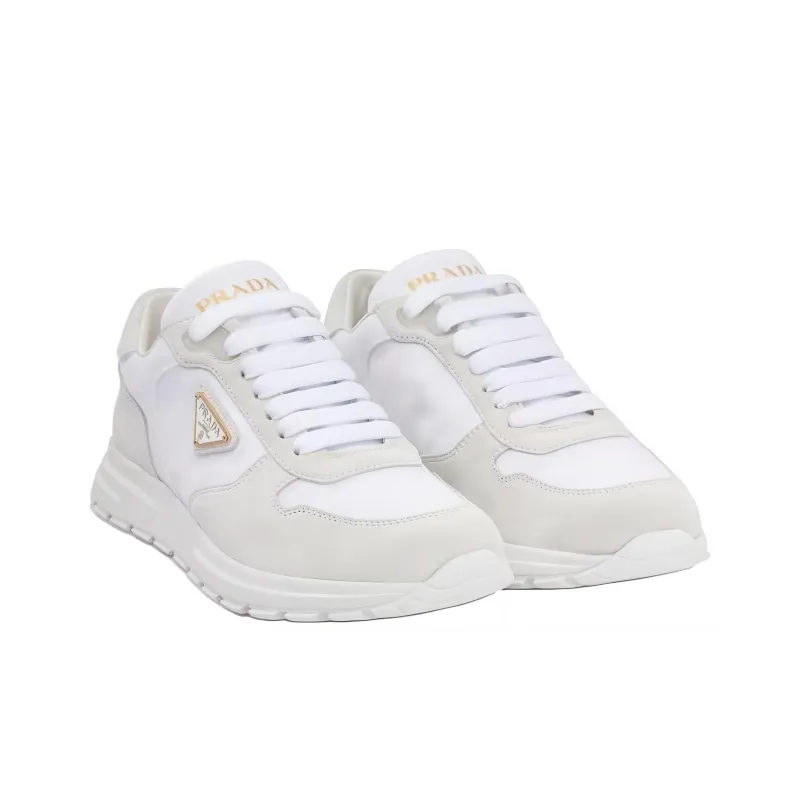 PRADA Low Top Casual Shoes Women's White-2