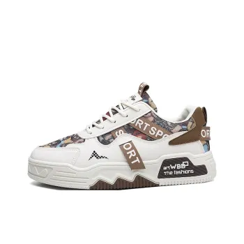 ATONGMU Slip Resistant Cushioning Abrasion Resistant Lightweight Low Top Skateboard Shoes Unisex