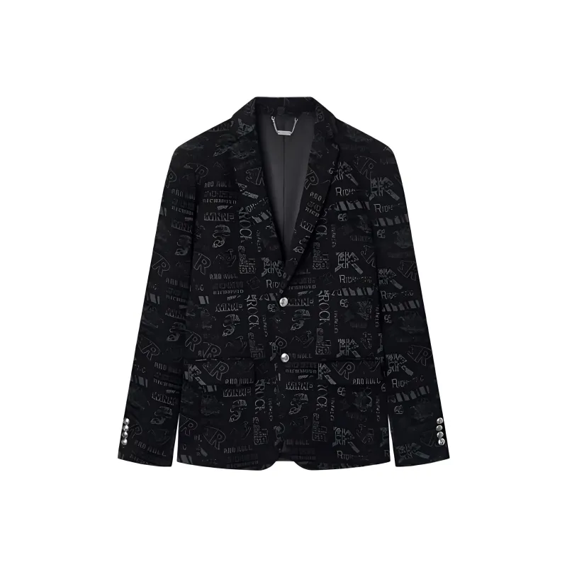 JOHN RICHMOND FW24 Business Suit Men's Black Gray-0