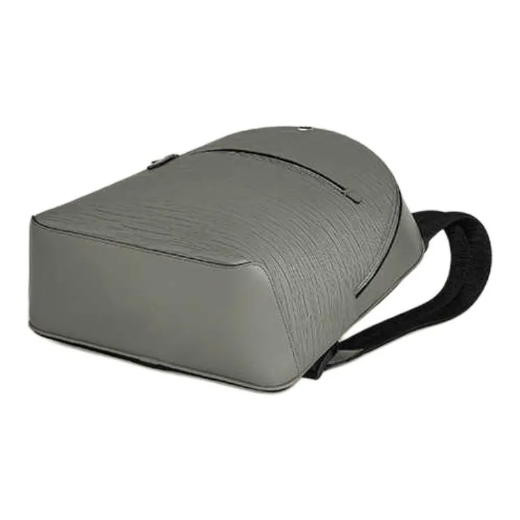 MONTBLANC Leather Backpack Mini Unisex Elegant Gray-2