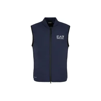 EMPORIO ARMANI EA7 SS24 Vest Men's Marine Blue