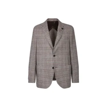 LARDINI Brooch detail Blazer