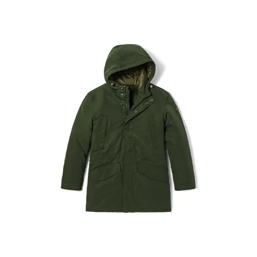 Timberland Puffer Jackets Men Luggage Bag Green