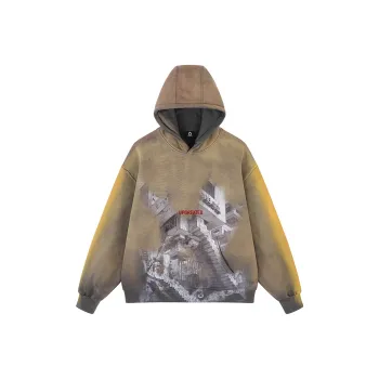 UPGREATED Sweatshirt Unisex Washable Yellow