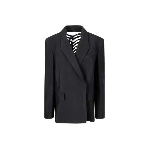 Mugler Buckled Oversized Jacket