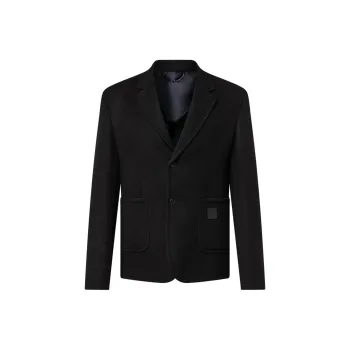 LOUIS VUITTON Double Face Cashmere And Wool Blend Blazer