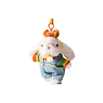 LABEN Plush Charm Drooping Ear Rabbit Pendant Unisex