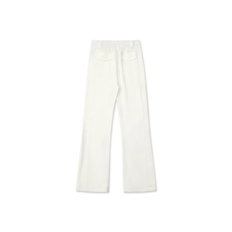 Wen Shan Jeans Women's White Pants-1