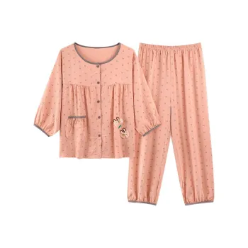 XISHE Pajama Set Women's Cherry Blossom Pink