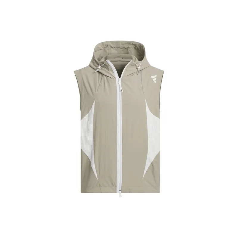 Adidas FUTURE STYLE WOVEN VEST Men's Pebble Silver Gray/Light Gray-0