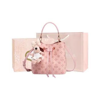 MISS GAIL Synthetic Leather Handbag Regular Women's Compressed Pink