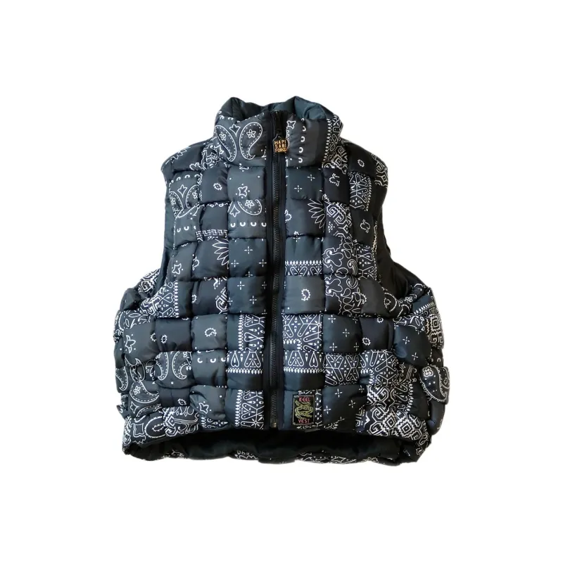 Kapital Bandana Print Nylon Keel Weaving Vest-2