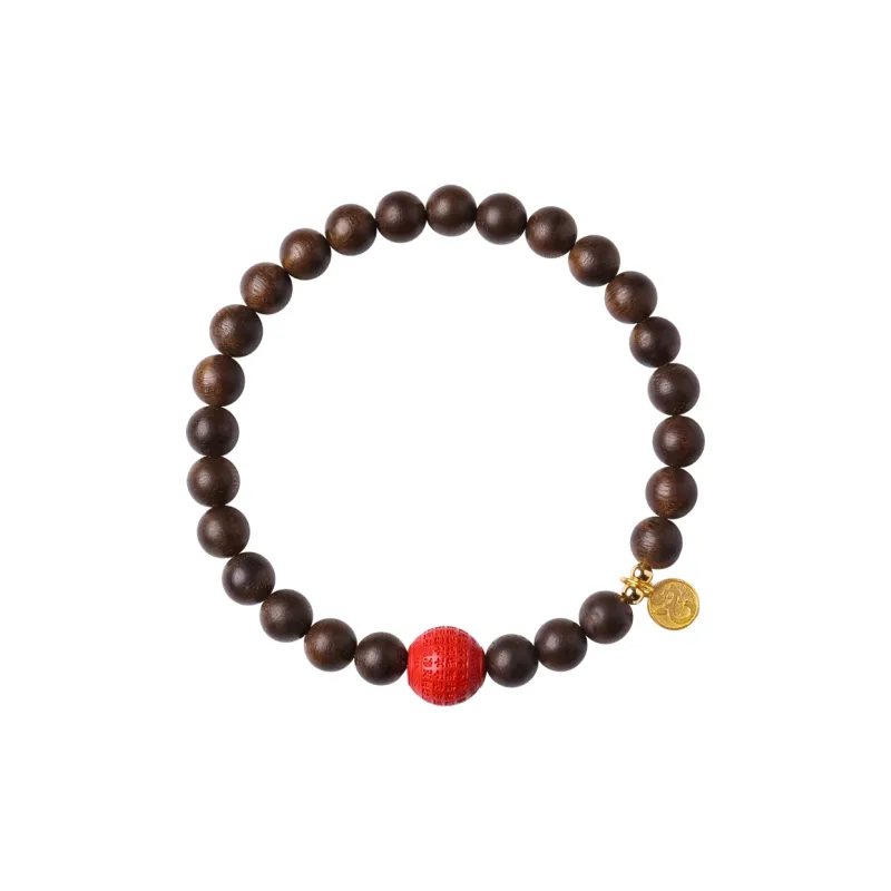 Moon Seal Hundred Rivers Fragrance Agarwood Precious Wood Bracelets Unisex-0