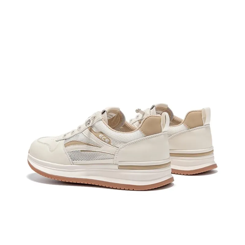 Spider King Breathable Low Top Casual Shoes Women's Ecru-2