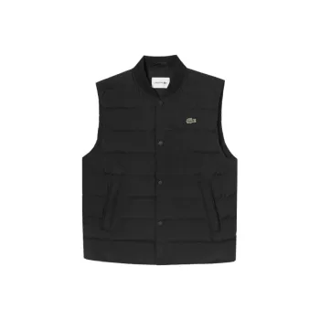 LACOSTE Vests Men Black