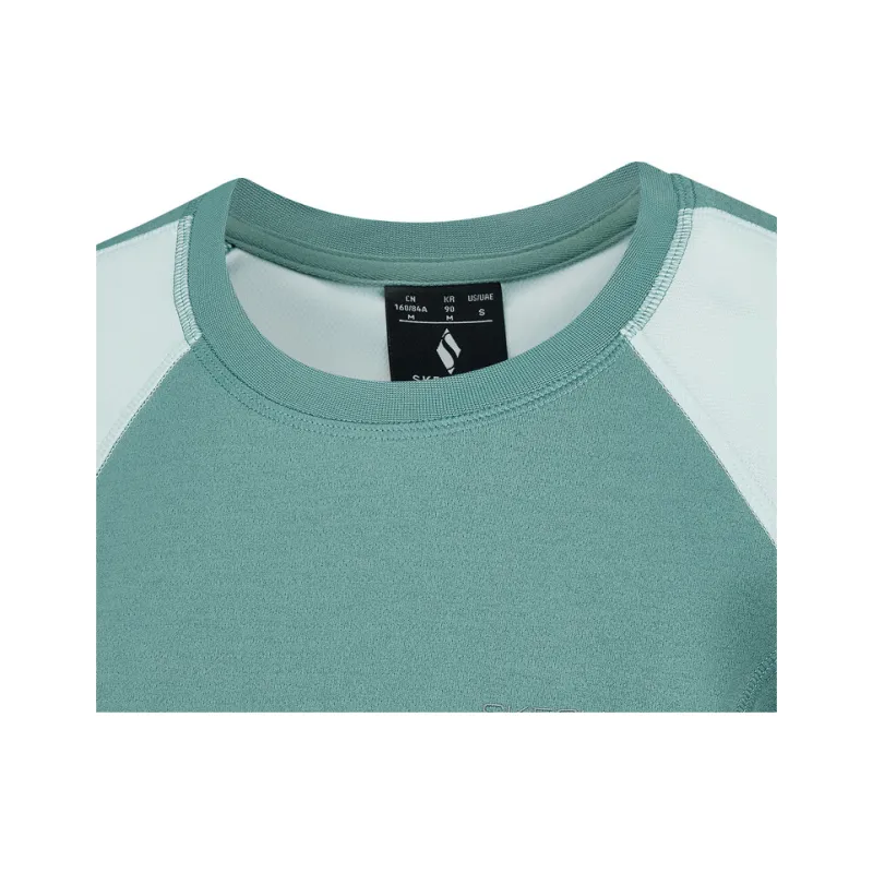 Skechers T Shirt Women's Light Blue Cyan 05KG-2