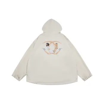 Ori Frederiqo Windbreaker Jacket Unisex White