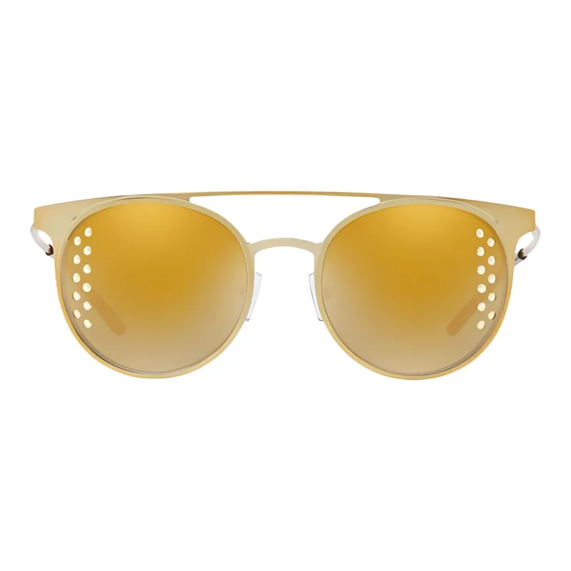 MICHAEL KORS Metal Aviator Sunglasses Women's Gold-0