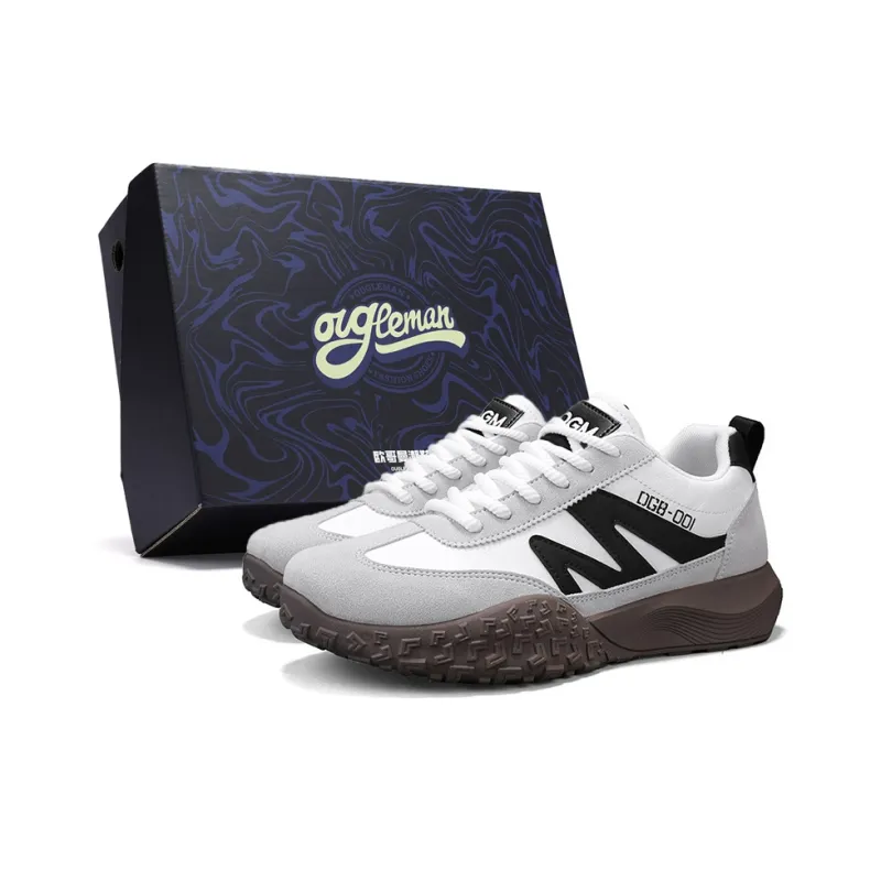OUGLEMEN Non slip Lightweight Low Top Casual Shoes Men's-10