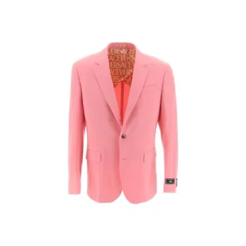VERSACE Jackets Men Light Pink