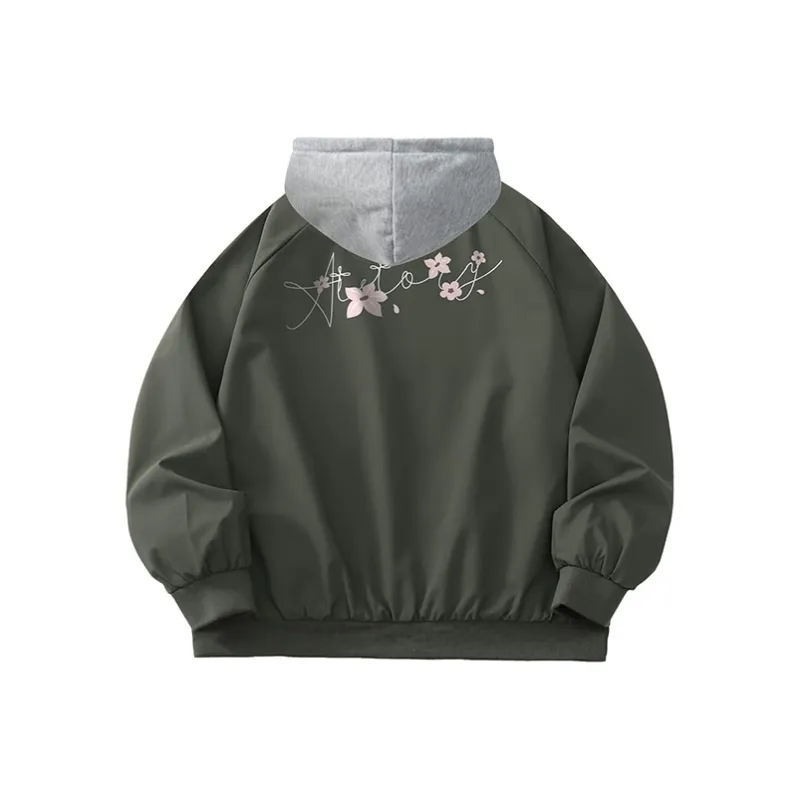 BRUMAIRE Jackets Coats Unisex Army Green Includes Gray Hats & Caps Detachable-0