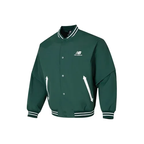 New Balance Jackets Men Green