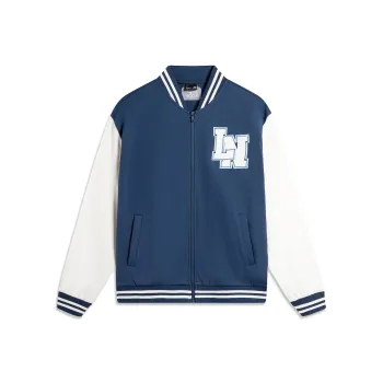 LiNing Sports Life Collection Jackets Coats Men's Deep Prussian Blue
