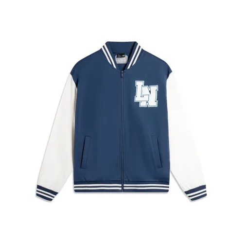 LiNing Sports Life Collection Jackets Coats Men's Deep Prussian Blue