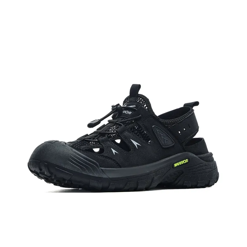 Warrior Abrasion Resistant Breathable Slip Resistant River Trekking Shoes Men's Black-1