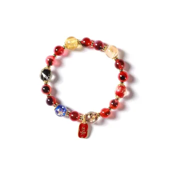 MIDNIGHT MOMENT Agate Bracelets Women's