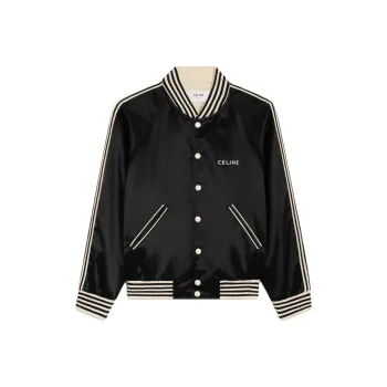 CELINE Embroidered Teddy Jacket