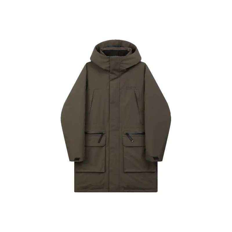 SPYDER Down Jacket Men's Black Olive-0