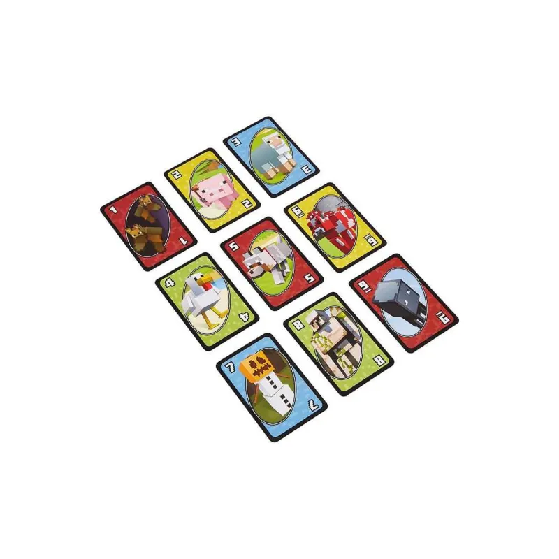 MATTEL UNO Minecraft Game Merch Card Deck Board Games-3