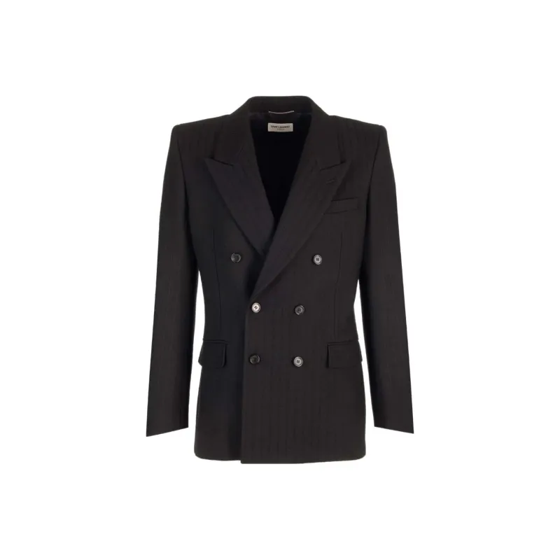 SAINT LAURENT FW23 Business Suit Men's Black-0