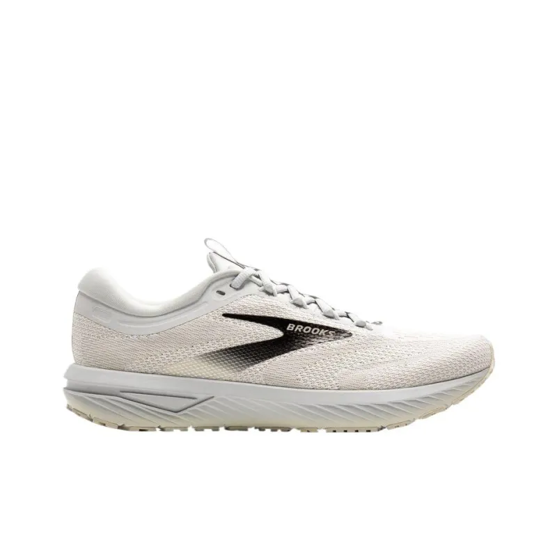 Brooks Revel 7 White Pelican Black-1