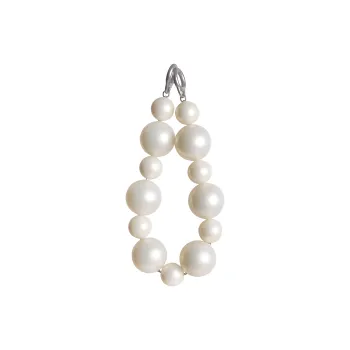 APEDE MOD Metal Bag Strap Women's White