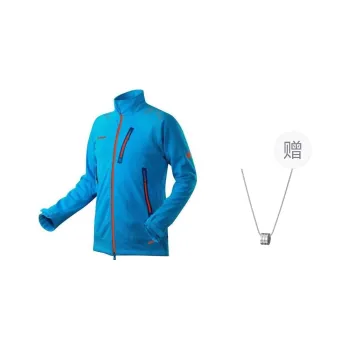 MAMMUT Ultimate Nordpfeiler Jackets Coats Unisex Blue Comes With Necklace